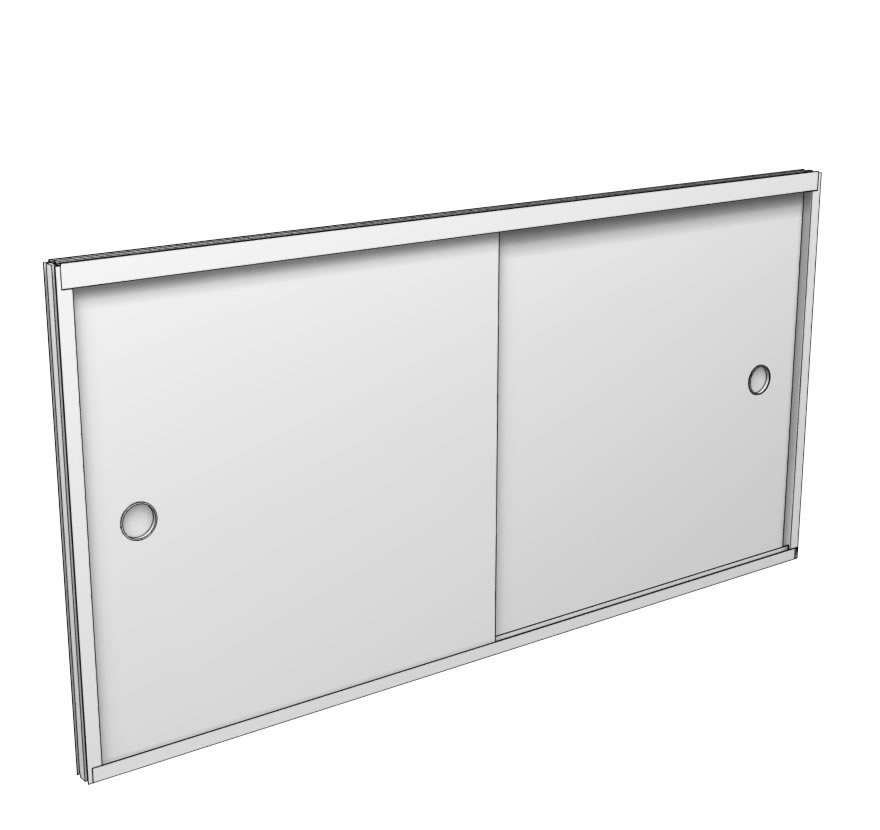 Retail Shelving Accessories Hardboard Door Kit Lozier