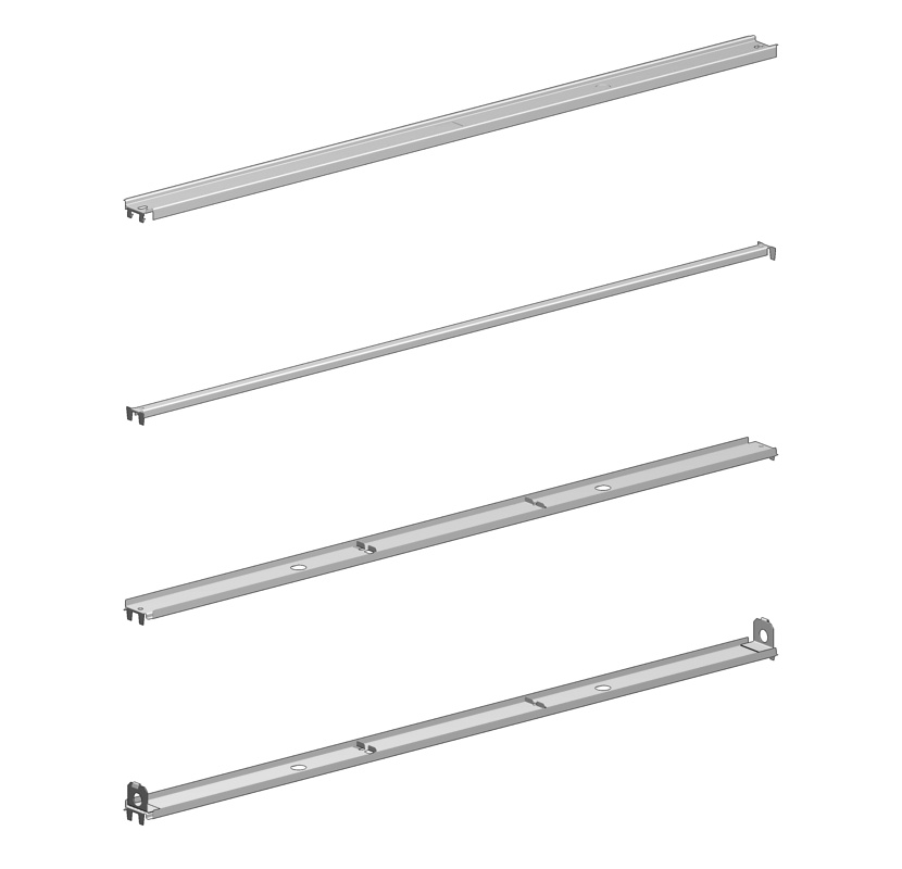 Back Rails (Slotwall) - Lozier Products